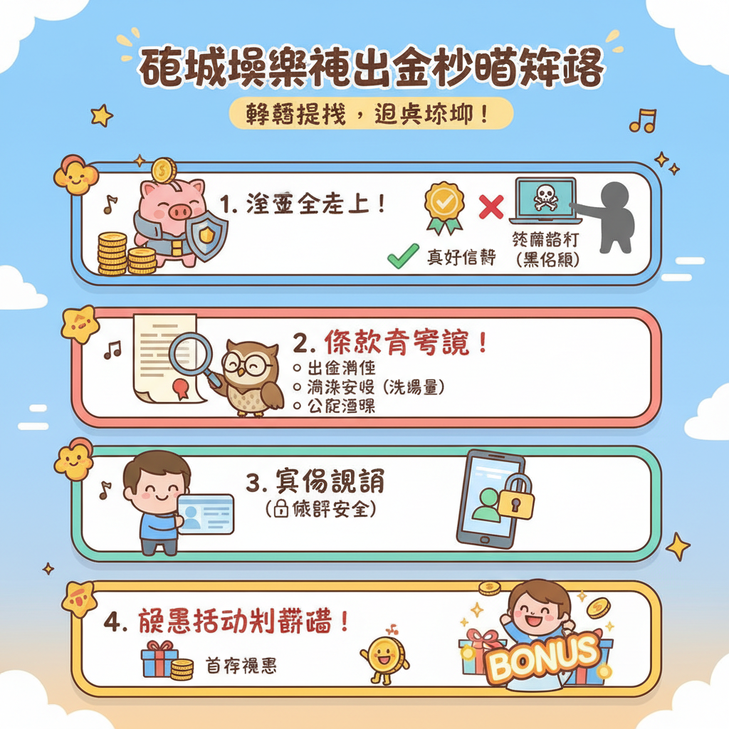 現金版娛樂城優惠活動提款線上博弈娛樂城電子遊戲詐騙網站博弈遊戲捕魚機返水流水要求出金速度合法出金返水比例新手指南首存優惠遊戲攻略優惠活動資訊安全提款問題