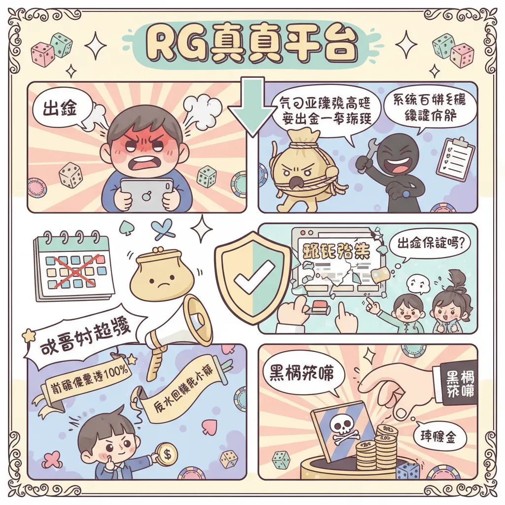 避開線上博弈詐騙：RG真人出金保證與博弈平臺評測