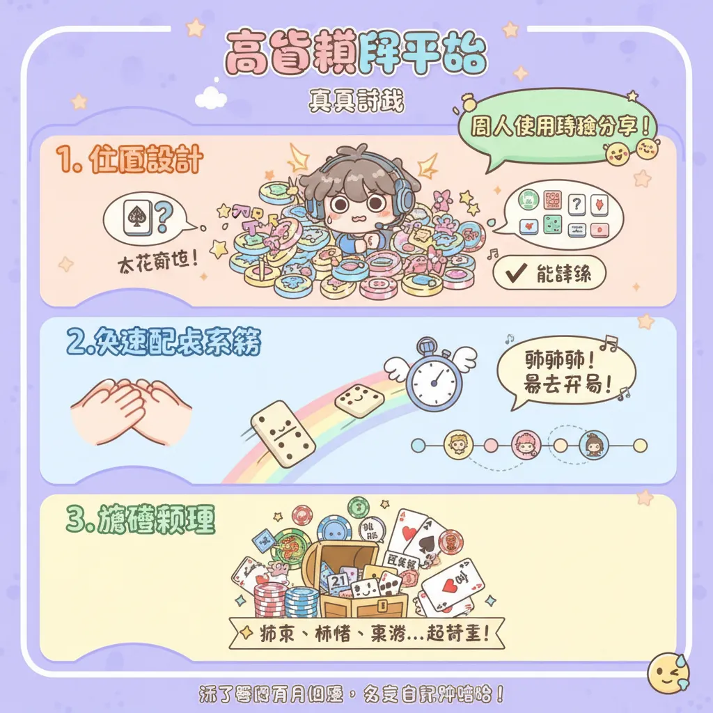 高登棋牌平臺評測：線上博弈與快速配桌系統體驗